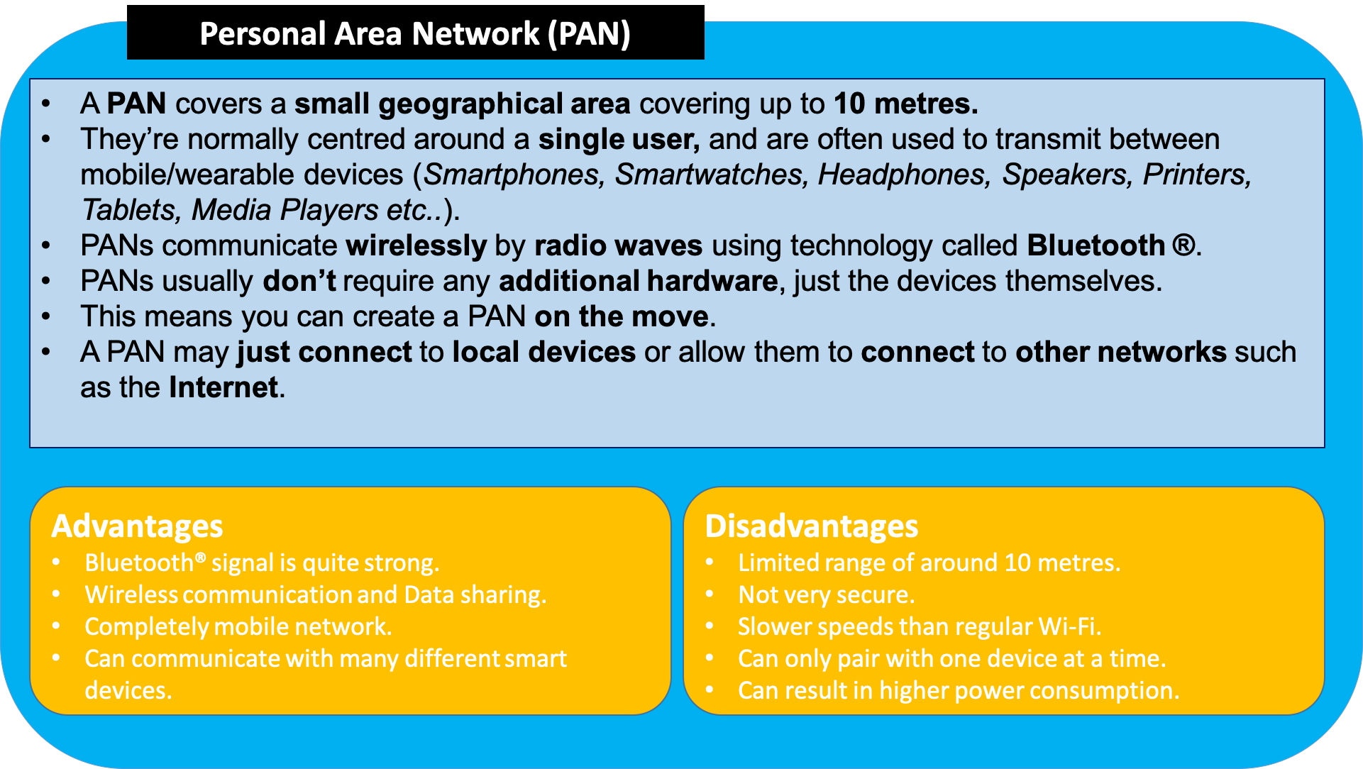 advantages and disadvantages of wireless technology